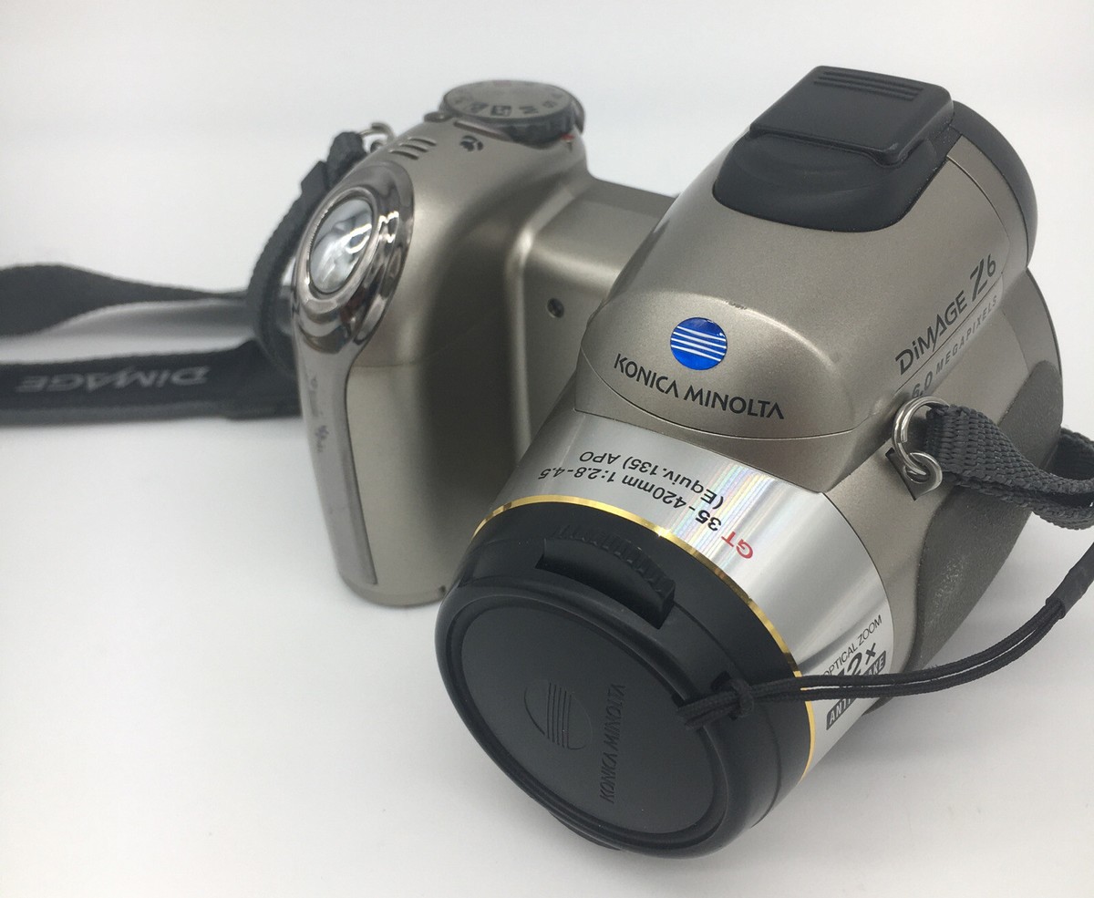 Konica Minolta DiMAGE Z6 6.0MP Digital Camera For Parts