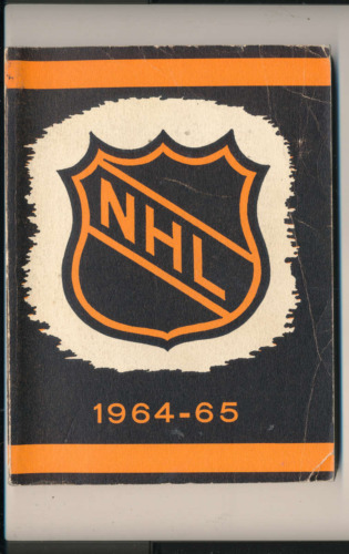 1964 - 65 Guide de la Ligue nationale de hockey de la LNH ex-em bx1 - Photo 1 sur 2