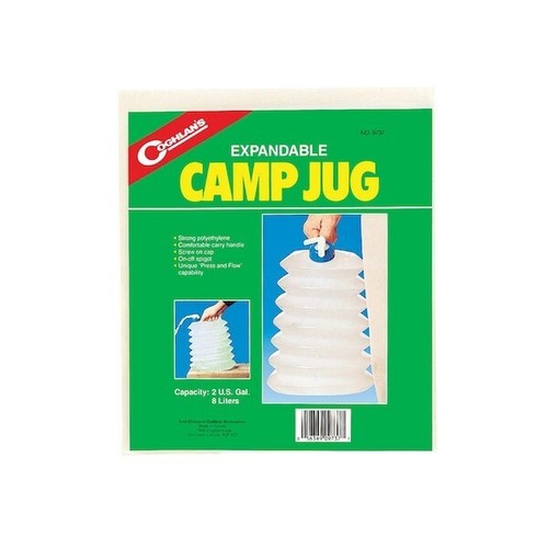 Coghlans Expandable Camp Jug 2 Gallons Great for Camping or outdoor activities