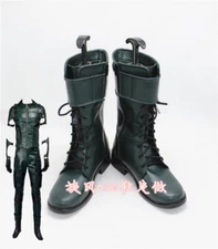 Green Arrow Season 4 Cosplay Costume Boots Oliver Queen Customized Shoes