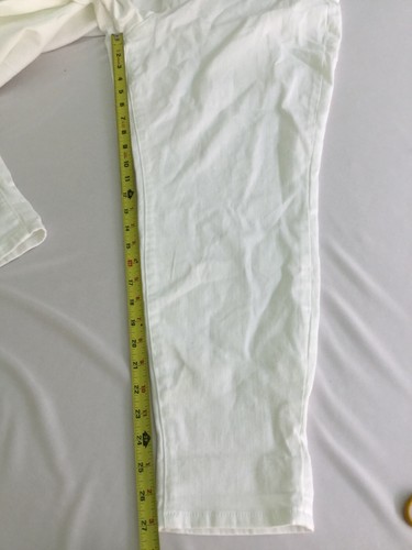 Celebrity Pink Skinny Leg Jeans Plus Size 24 White Stretch Denim High Rise NEW - Picture 6 of 10