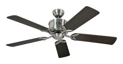 Moderner Energiespar Deckenventilator mit Fernbedienung ECO ELEMENTS Chrom matt - Bild 1 von 4