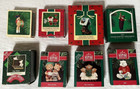 Vintage Lot of 8 HALLMARK Keepsake Christmas Ornaments 1983-1991 in Original Box — photo 1