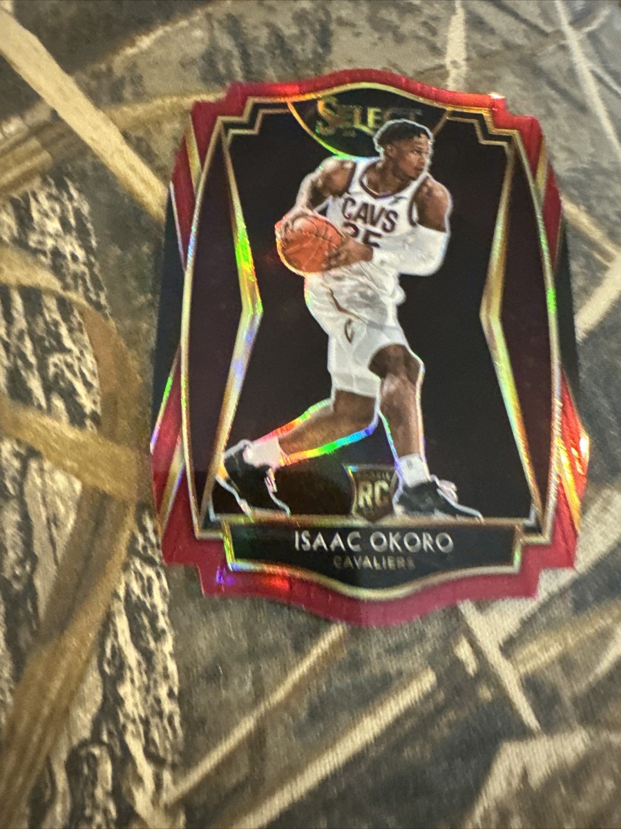 2021 Panini Select - Isaac Okoro ROOKIE CARD PREMIER LEVEL RED DIE