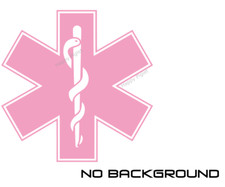 Star of Life Decal Vinyl EMS Decal Ambulance Medical Emergency Paramedic EMT