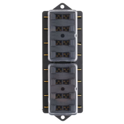 Fulseholder Mini 8 Way Blade Fuse Holder Block Box Audio Electronics Part 12V