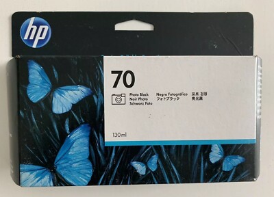 original hp 70 photo schwarz hp c9449a hp designjet z2100 z3100 z3200 MHD:2021
