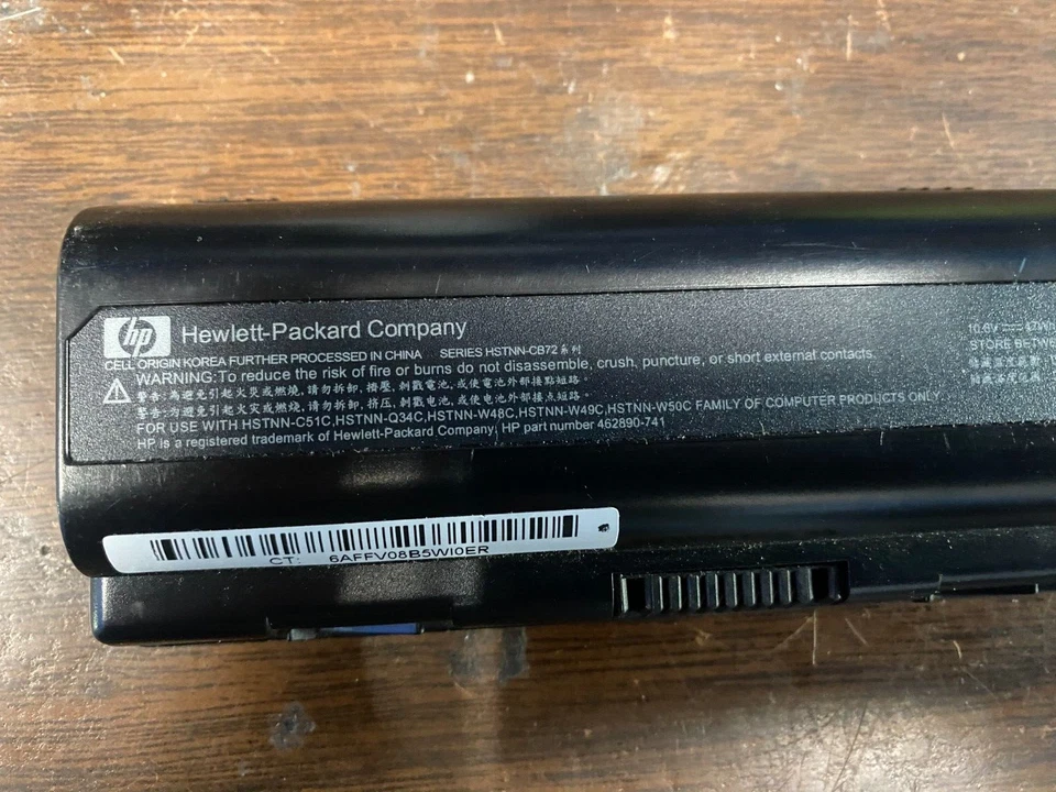 Batería para portátil OEM HSTNN-Cb73 462889-762 para HP Series C51C Q34C W48C W49C W50C Foto 2 de 3