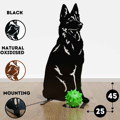 Deutscher Schäferhund Statue Geschenk Besitzer Sie Ihn Wohndeko Garten Ornamente Figur - Bild 16 von 44