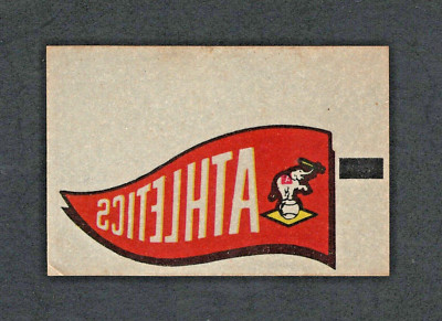 1966 Topps Baseball Rub-Offs   Kansas City Athletics Pennant  #A581