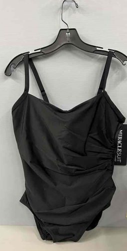 Miraclesuit Starr One Piece Black Swimsuit Size 16 $170 NWT - Picture 5 of 10