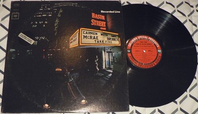 CARMEN McCRAE DAVE BRUBECK Take Five Live Basin St. East CSP 9116 Jazz Vinyl LP