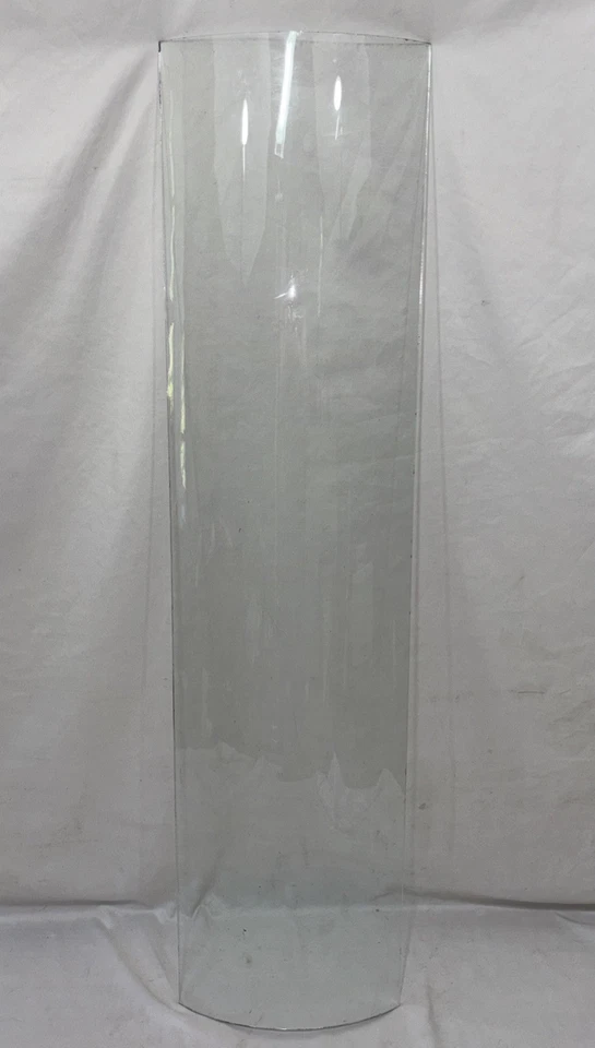 Antique Bent Curved Wavy Glass Replacement Panel For China Cabinet Door 46-1/8"B - Image 2 of 4