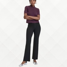 A New Day High-Rise Flare Ponte Trousers • Black • 6 • NWT - WPT-100080