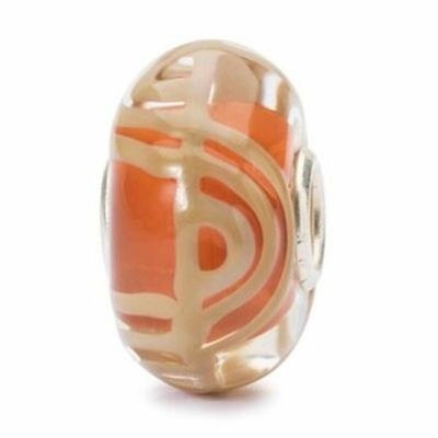 Quiges Perlina In Vetro Fatta A Mano Con Stelle Rosa - Compatibile Bracciali Europei
