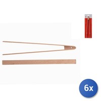 6X Zangen Madera Home Aus Buchenholz In Naturfarbe 30Cm