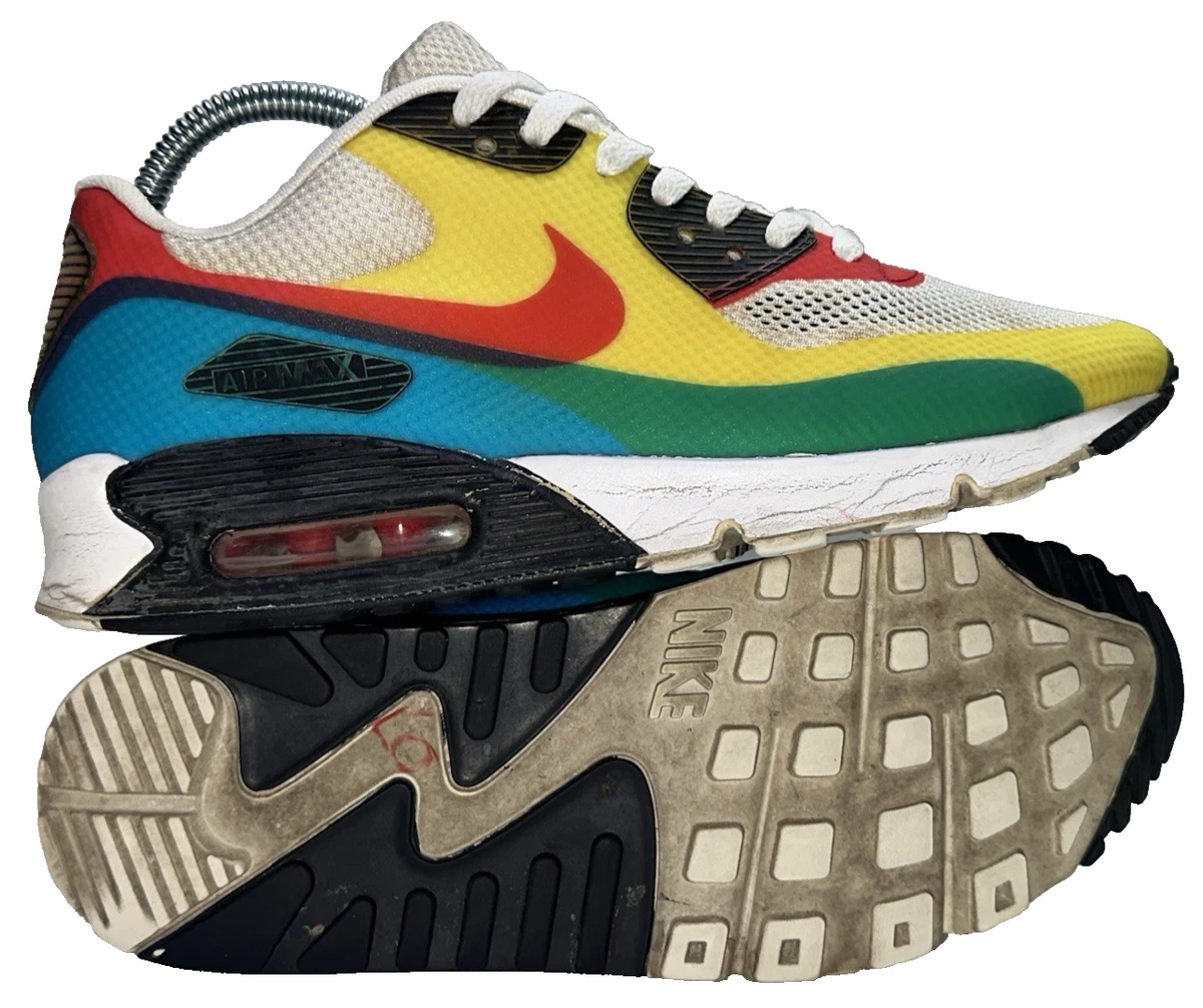 Nike Air Max 90 Hyperfuse What The Max Size 7.5 White Sport Red Soar 532306-160 Nike Air Max 90 Hyperfuse Independence Day Red Men main image 2