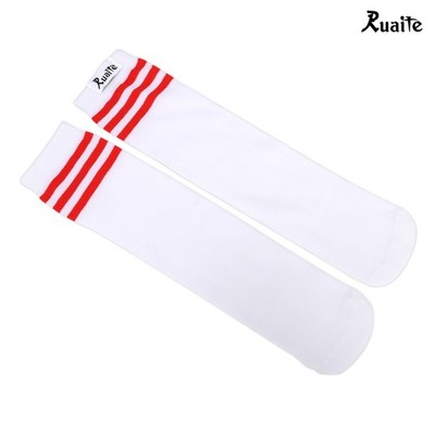 Ruaite Striped Accent Hosiery Socks