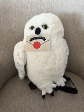 Harry Potter Hedwig The Owl 11 Inch Plush Backpack Bag Hogwarts NWT