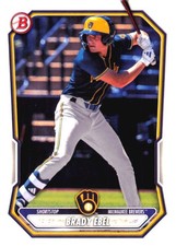 Brady Ebel 2026 Bowman Prospects #BP-142 Milwaukee Brewers