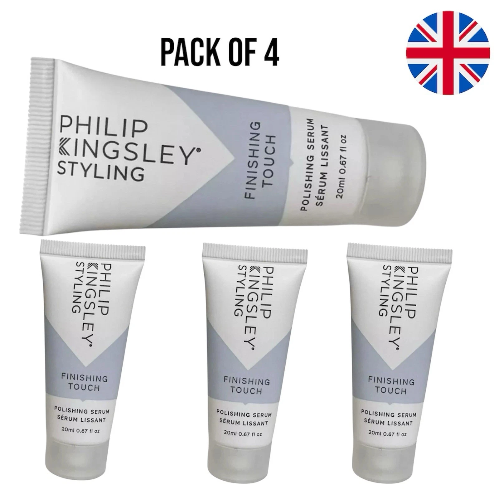4x Philip Kingsley Styling Finishing Touch Polishing Anti Frizz Hair Serum 20ml
Opens in a new windo