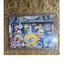 Pro Set 1990 Super Bowl XXV Theme Art Puzzle #5 Silver Anniversary NFL Card