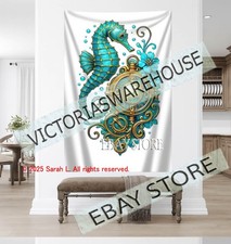 Sea Fantasy Tapestry Nautical Decor ocean 59X82 in