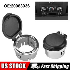 2pcs Cigarette Lighter Power Outlet Socket Cap Plug Cover 20983936 For Chevy Gmc