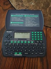 Vintage Sharp EL-6710S Electronic Organizer Calculator WORKING NEEDS BATTERIES