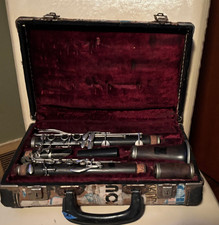 G.H. Bundy Paris Wooden Clarinet 1900  s Needs Restoration Rare Collector  s Item