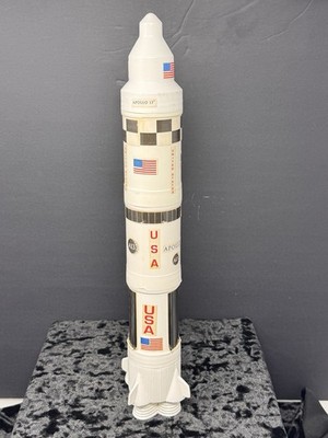 Vintage Apollo 13 Toy Rocket NASA 15'' Model Spaceship Container 1995 Hardee's