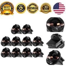 10 Pack 168194t3-14 Twist Lock Wedge Instrument Panel Dash Light Bulb Socket