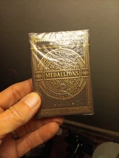 Medallions Deck Playing Cards Poker Size USPCC Theory 11 Limited Edition Sealed