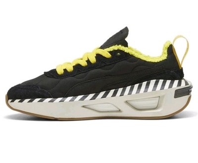 Puma Ferrari Ultimate Nitro 308072-01 Shoes Black Yellow Men's Size 9.5