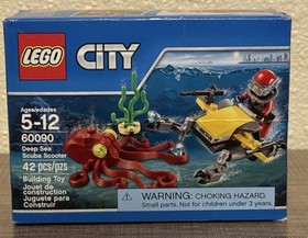 LEGO 60090 CITY: Deep Sea Scuba Scooter  100% Complete + Box EUC!!