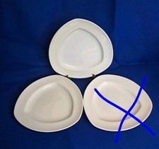 1x Rosenthal Epoque Untertasse dreieckig Teller Eckig weiß 