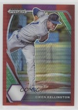 2021 Panini Prizm Draft Picks Red & Purple Hyper Owen Kellington #PDP102 fm0