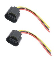 PAIYUE 2PCS Headlight Connector,Car Accessories 9008 H13 Female Socket Car He...