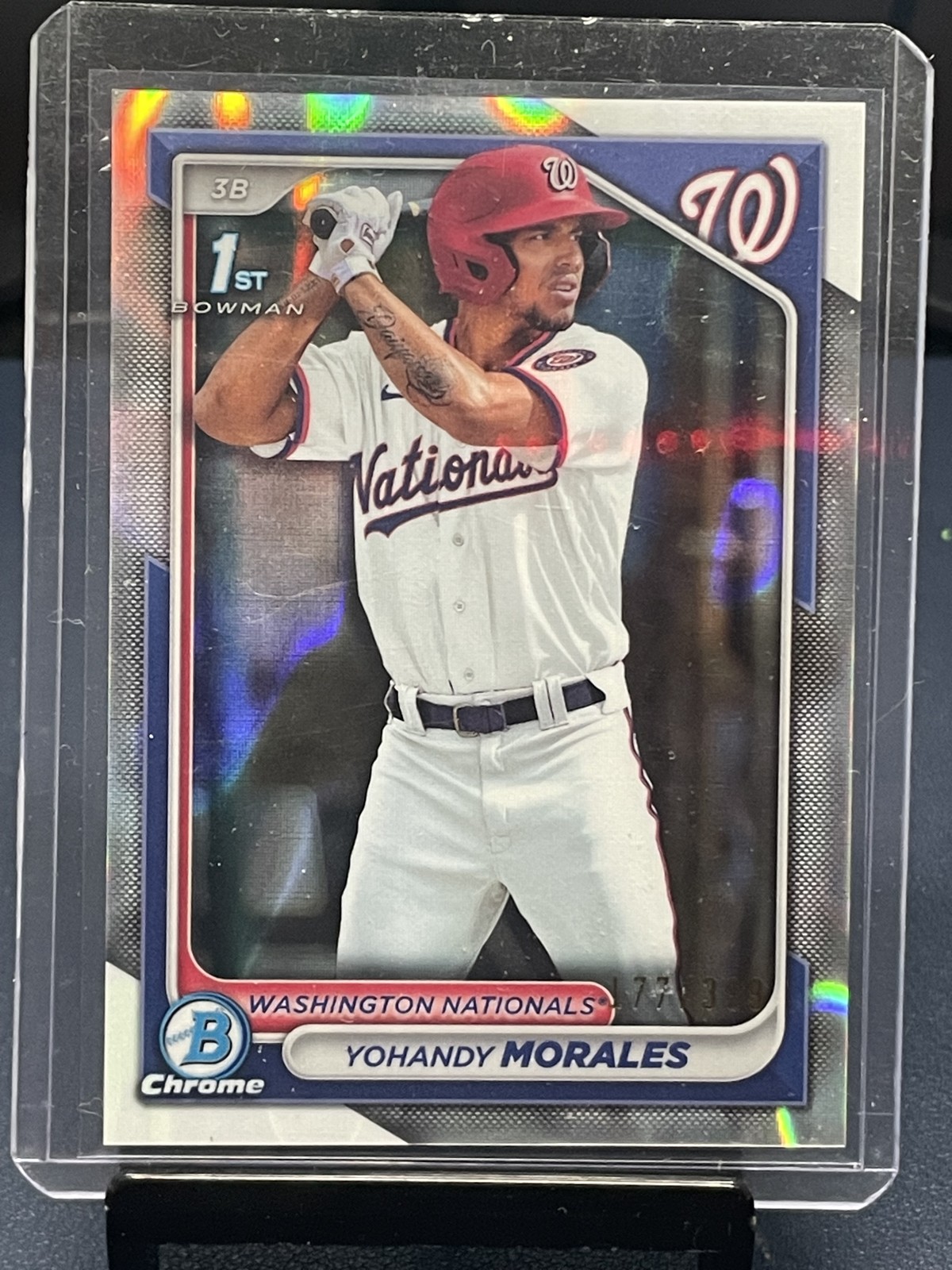 2024 Bowman - Chrome Prospects Yohandy Morales #BCP-52 Lava Refractor /399 (RC)