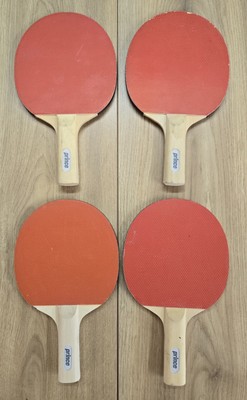 Prince Ping Pong Paddles, Lot Of 4, One Paddle Has FLAW