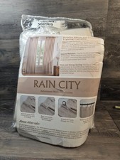 Pinch Pleat Sheer Curtains 132 Inches Long, 42"W x 132"L Natural Linen