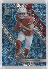 2018 Panini Spectra Rookies Neon Blue Prizm 21/75 Christian Kirk #137 7zf