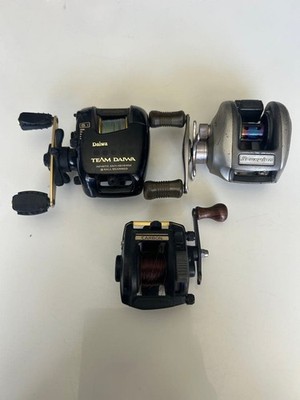 Daiwa & Shimano Reel Set   JACKER SS-10, TEAM DAIWA TD1Pi, Scorpion XT Used