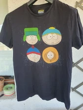 South Park Cartman, Kenny, Kyle & Stan Heads 2011 Comedy t-shirt sz L?