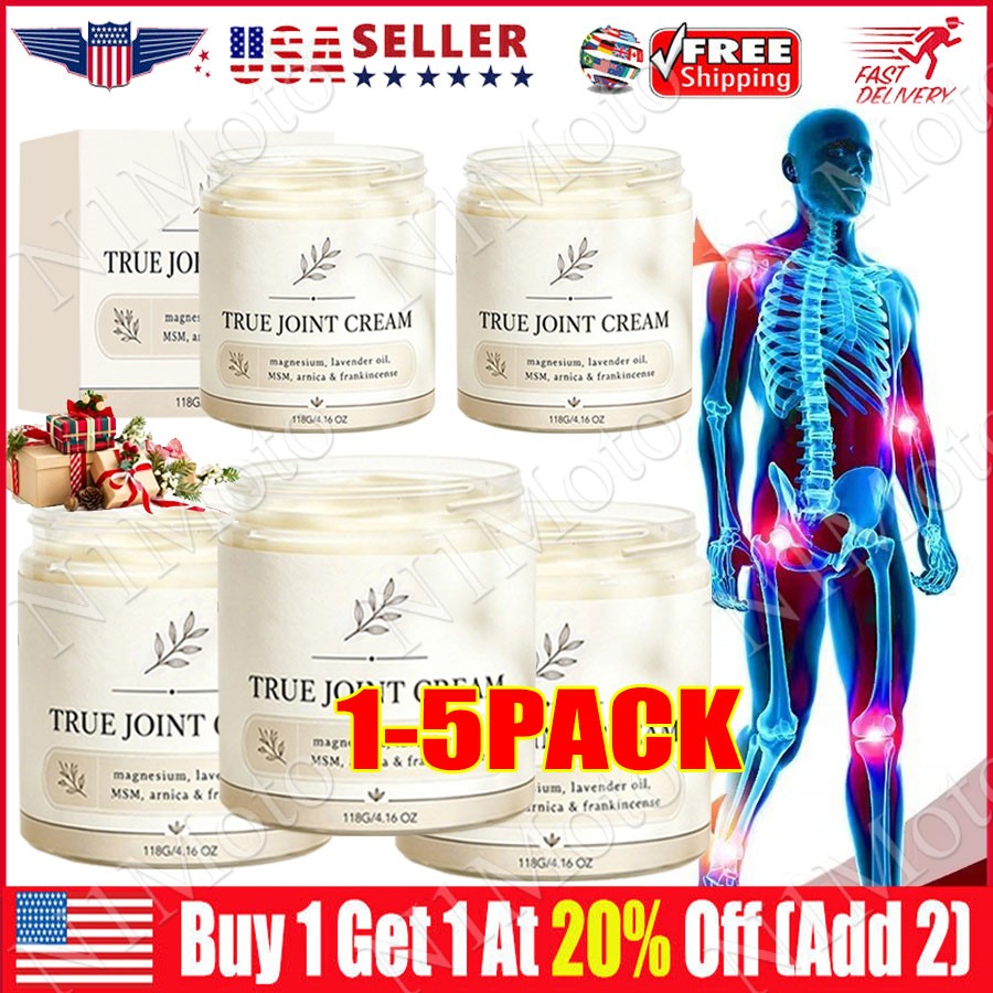 Outfield Organics True Joint Cream Natural Relief Support for Joint Discomfort 