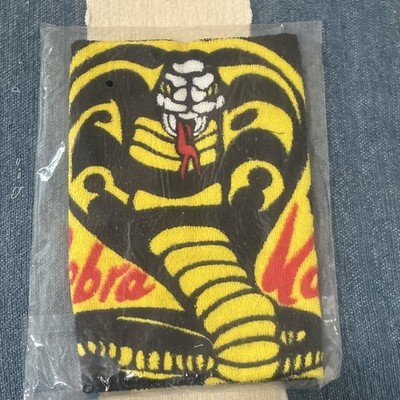 Surreal Entertainment Cobra Kai No Mercy Cotton Hand Towel Black