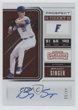 2018 Contenders Draft Picks RPS Prospect Ticket 44/99 Brady Singer #1 Auto 7fr