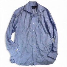 POLO Ralph Lauren Men's Classic Fit Easy Care Dress Shirt Blue Size 16 32/33