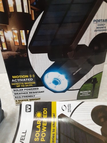 Campana + Howell Faretto Bionico LED Energia Solare Luce Sensore Movimento Esterno - Foto 6 di 7