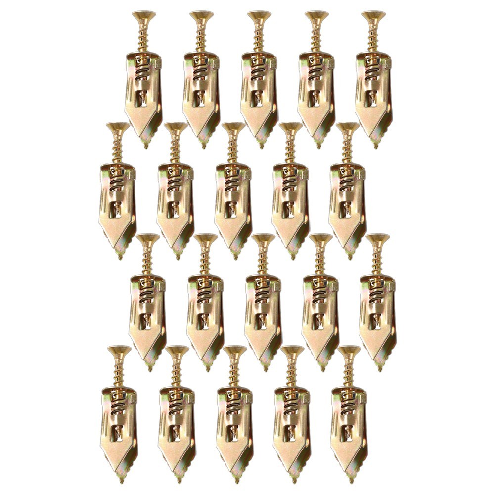 Expansion Screws Set 20PCS for Easy Installation in Drywall and Gypsum